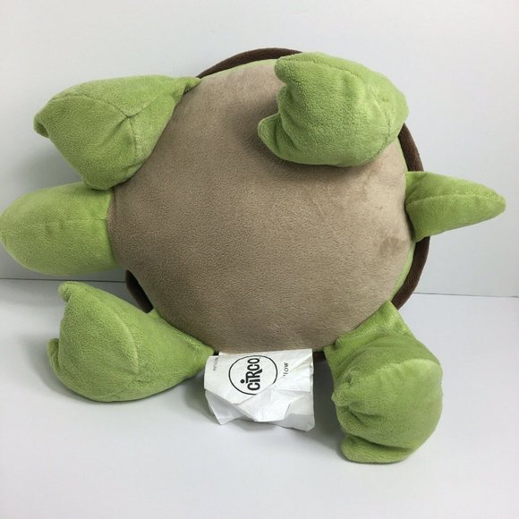 Circo Target Plush Turtle Tortoise Pillow Reptile Green Brown Bedding Decor Toy - Picture 5 of 12
